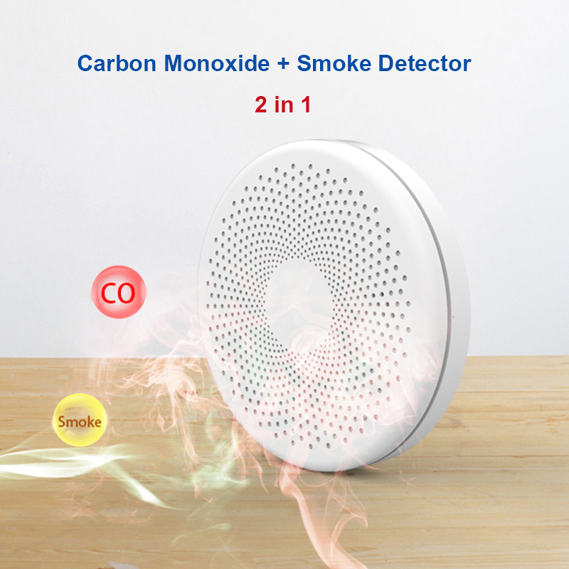 2 in 1 Version WiFi Tuya Smart - Smoke Detector Interconnected review and price
