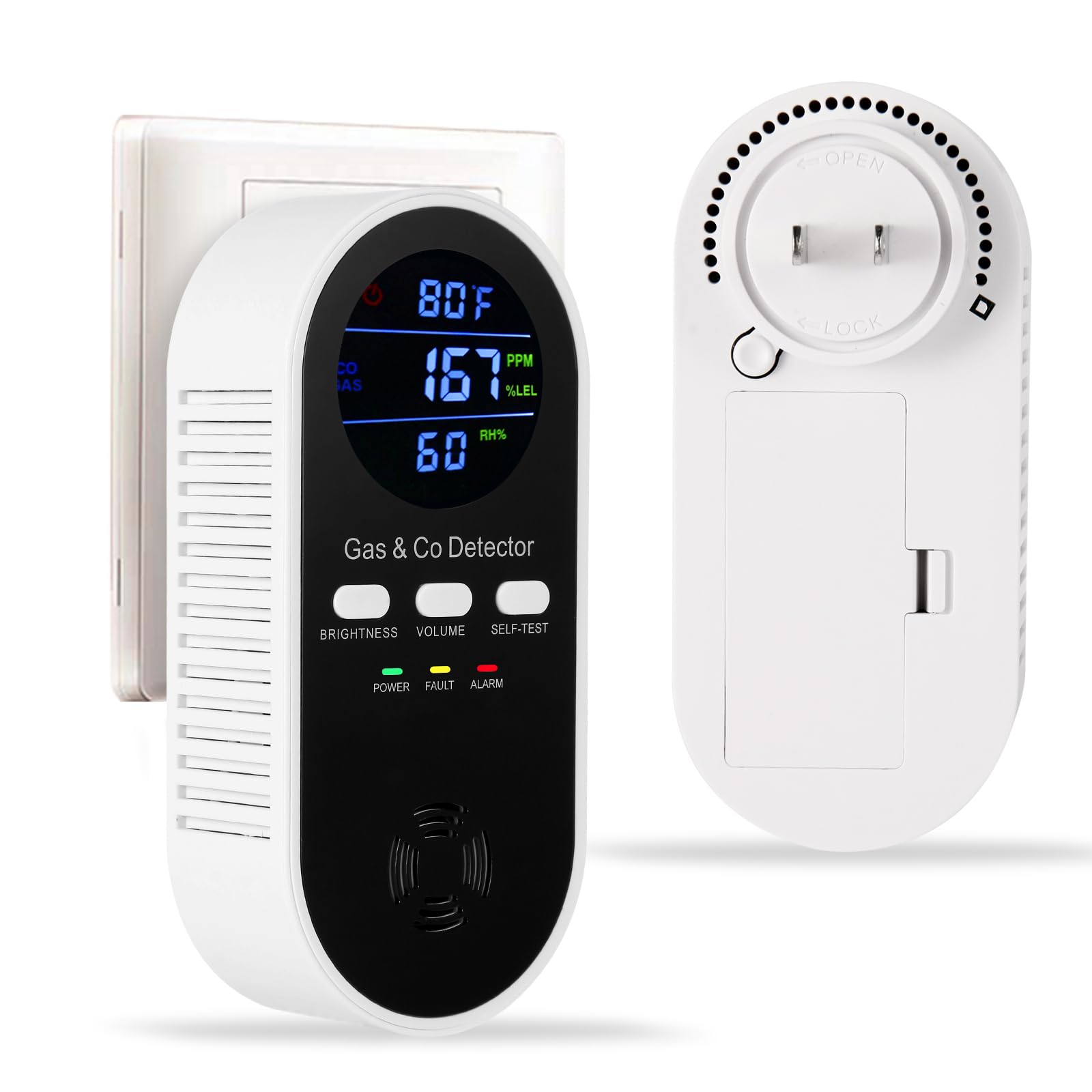 5-in-1 Carbon Monoxide Alarm N - Co Detector Plug review and price