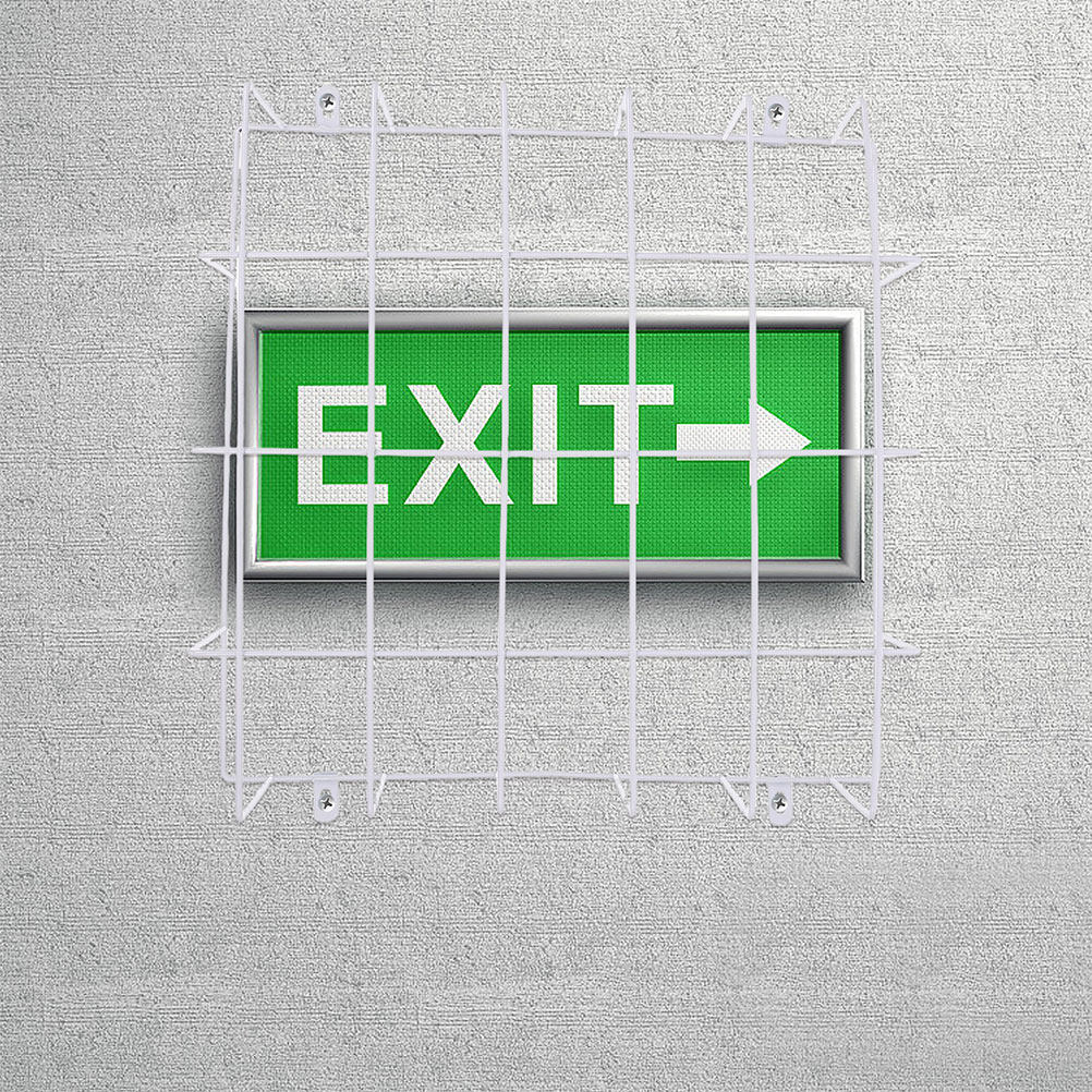 2Pcs Exit Sign Protective Cage - Emergency Exit Sign review and price