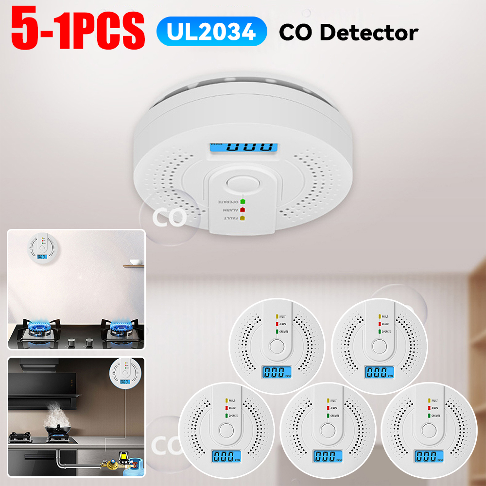 Digital Carbon Monoxide Detect - Smoke Detector Interconnected review and price