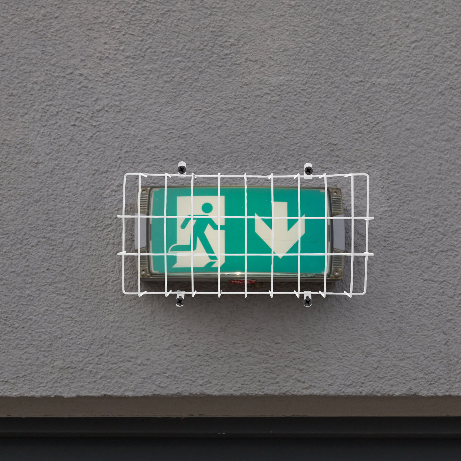 Exit Sign Protective Guard Sta - Emergency Exit Sign review and price