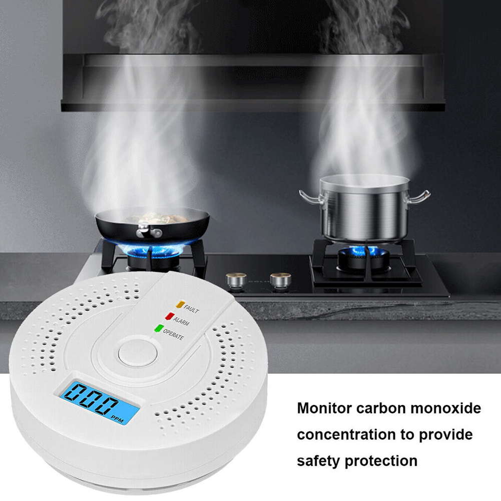 5-1PCS Digital Carbon Monoxide - Smoke Detector Interconnected review and price