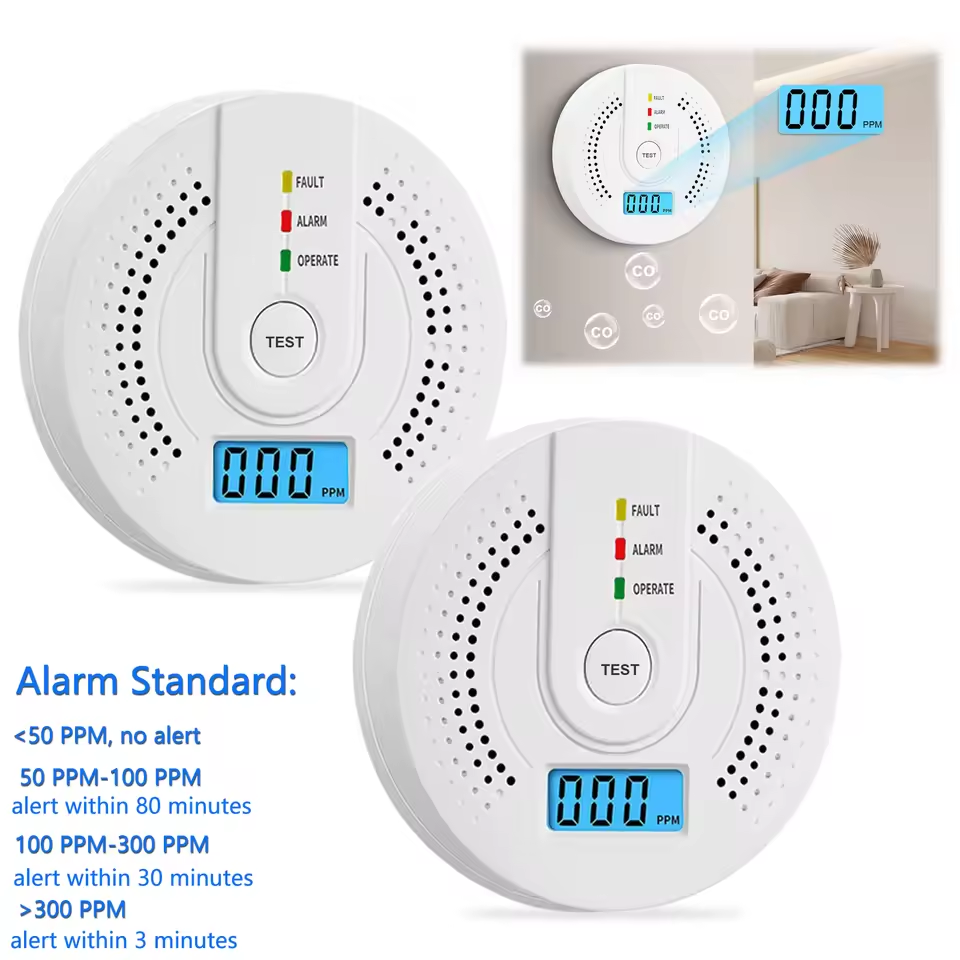 Carbon Monoxide Detector CO Ga - Smoke Detector Interconnected review and price