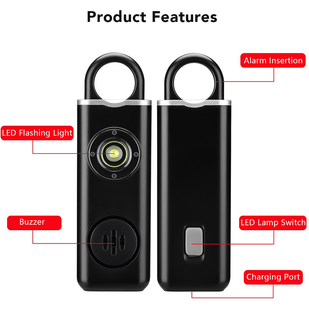 Anti-wolf Alert 130dB Loud Sel - Personal Alarm Keychain review and price
