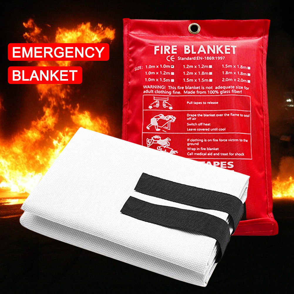 Fire Blanket Fiberglass Fire B - Fire Blanket Kitchen review and price