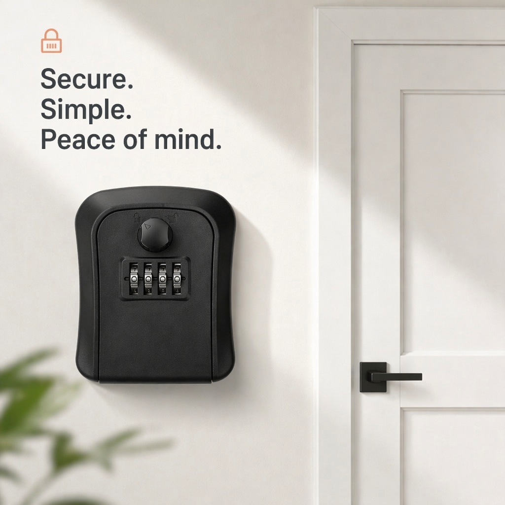 Key Lock Box Wall Mount Lockbo - Lockbox Key Secure review and price