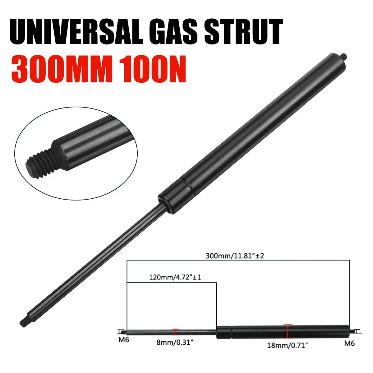 2pcs 200-500mm 100N 8mm Car Ga - Window Lock Bar review and price