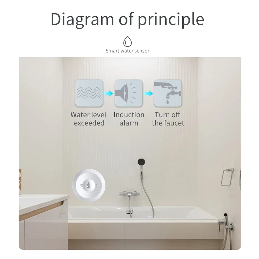 Haozee Tuya Smart ZigBee3.0 Sm - Water Alarm Sensor review and price