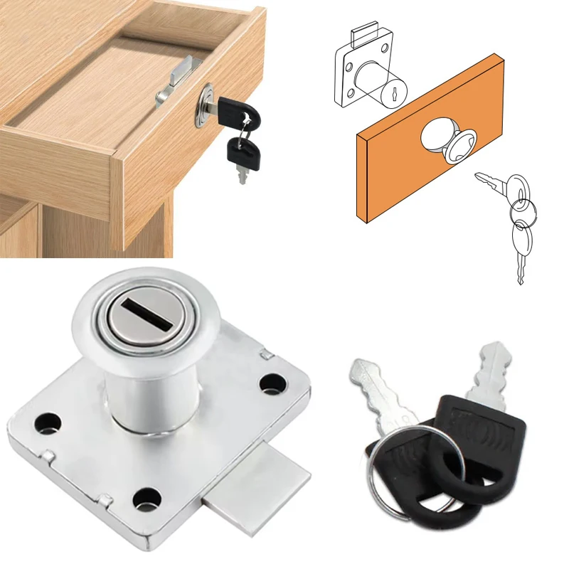 Drawer lock with key, used for - Medicine Cabinet Lock review and price