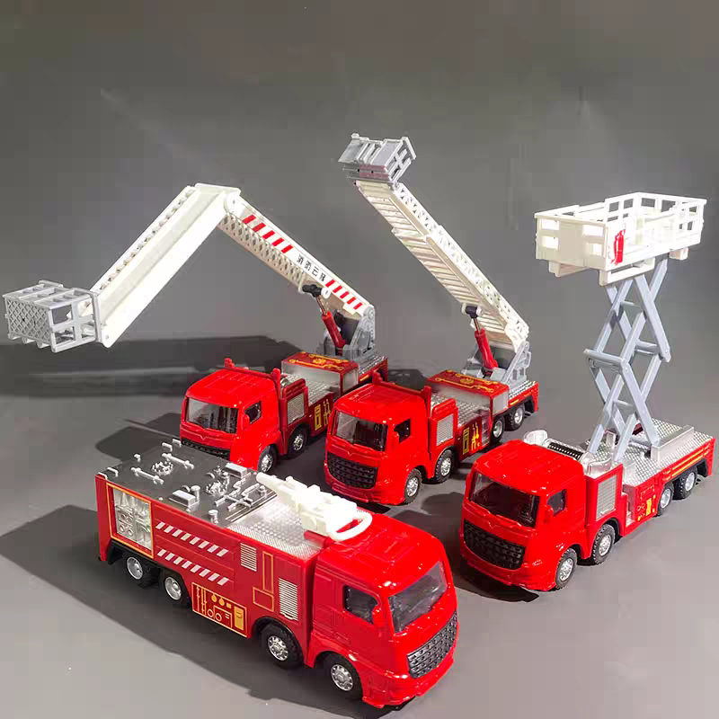 1:55 Diecast Fire Truck Model  - Fire Escape Ladder review and price