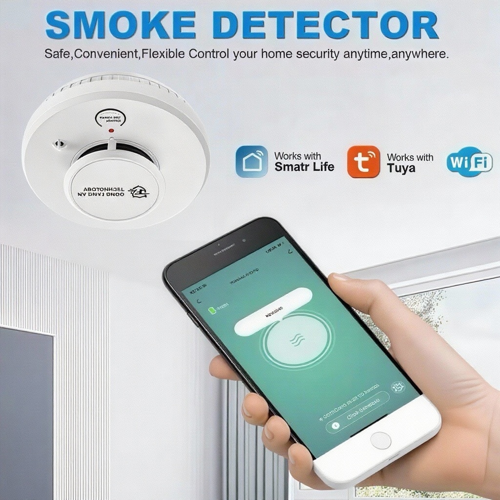 DFA Wifi Smoke Detector 2 in1  - Smoke Detector Interconnected review and price