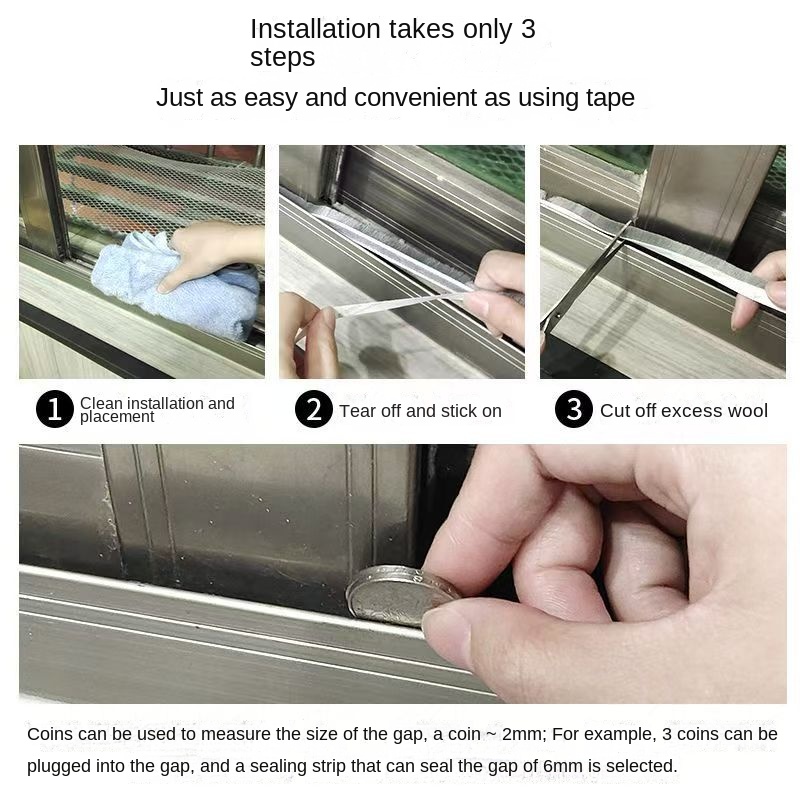 3Meters Brush Strip Self Adhes - Window Lock Bar review and price