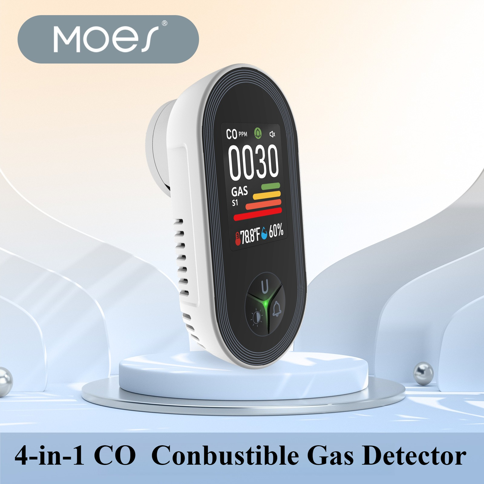 MOES 4-in-1 Plug-in Gas Detect - Co Detector Plug review and price