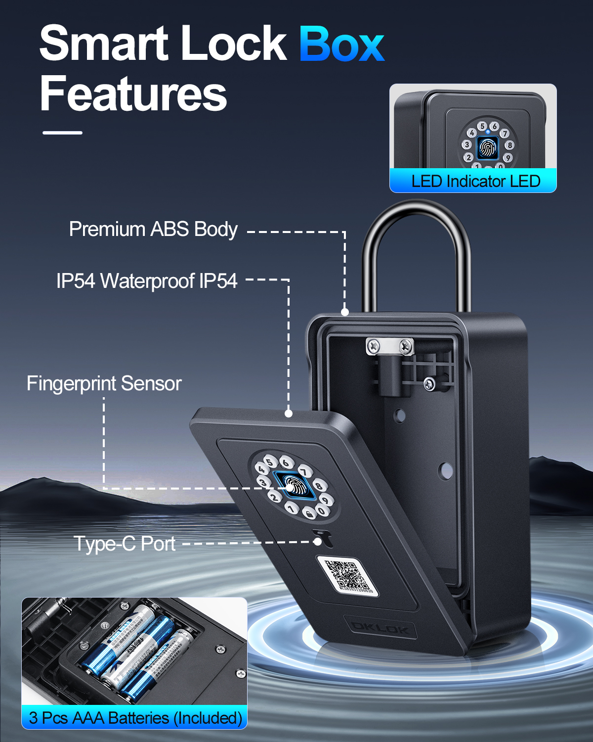 Wireless Smart lock Box Blueto - Lockbox Key Secure review and price