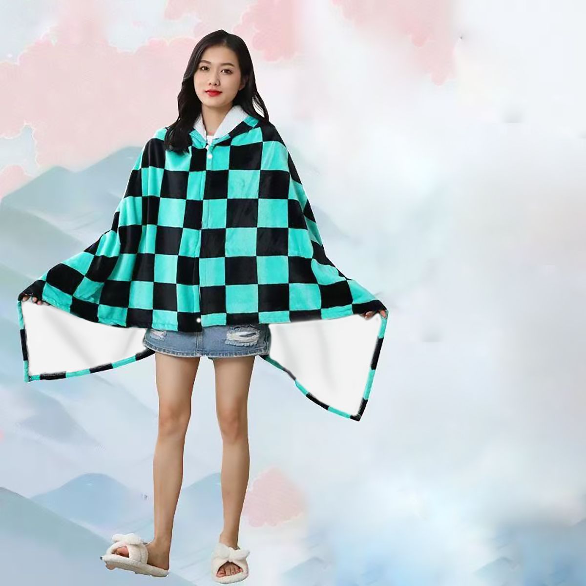 Anime Flannel Blanket Hoodie S - Fire Blanket Kitchen review and price