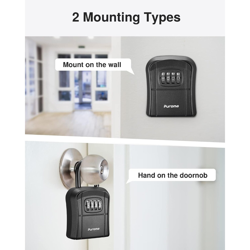 Key Lock Box, Portable Combina - Lockbox Key Secure review and price