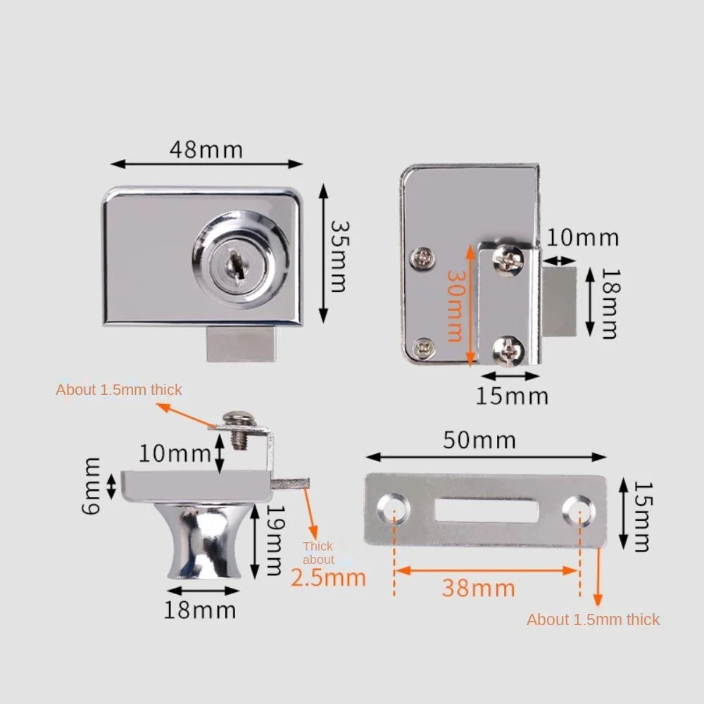 Metal Single Double Swinging G - Medicine Cabinet Lock review and price