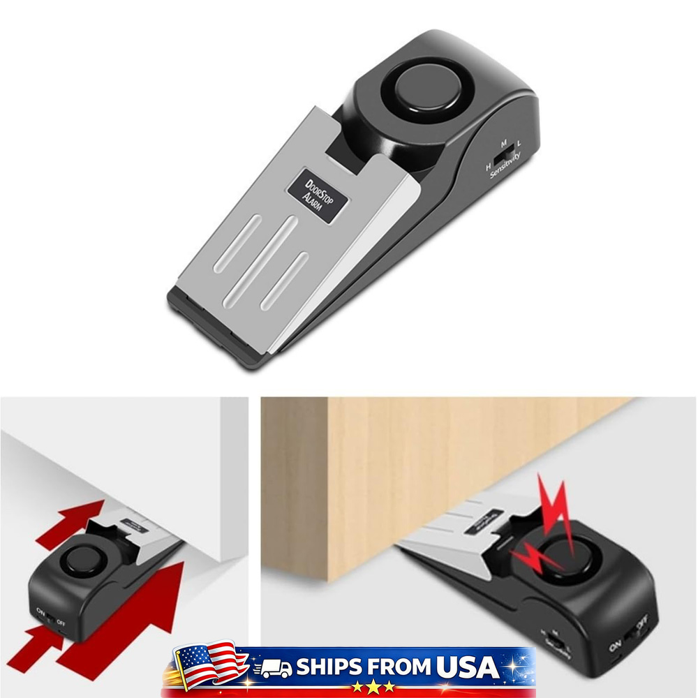 Door Stop Alarm with 120dB Sec - Door Stop Alarm review and price