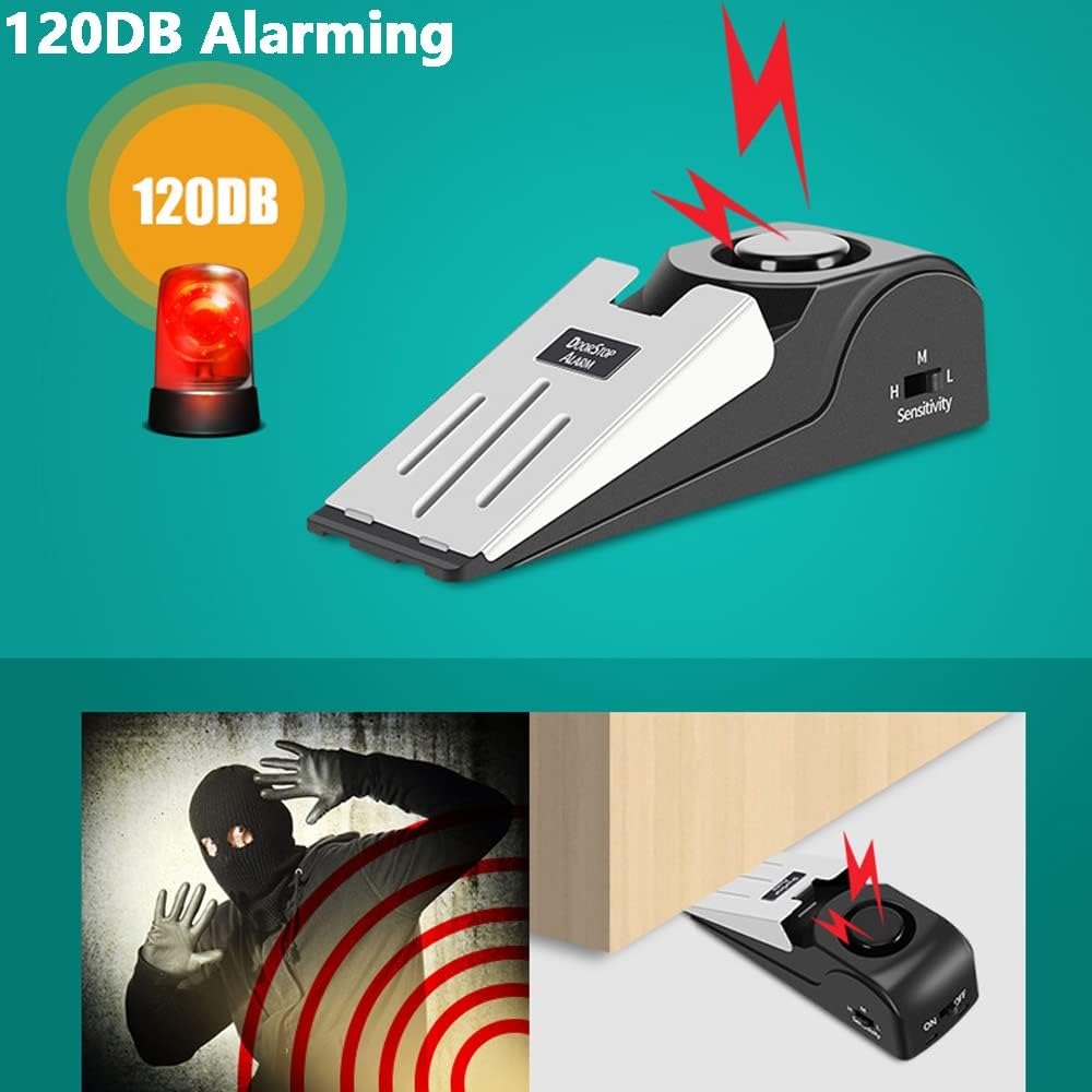 Door Stop Alarm with 120dB Sec - Door Stop Alarm review and price