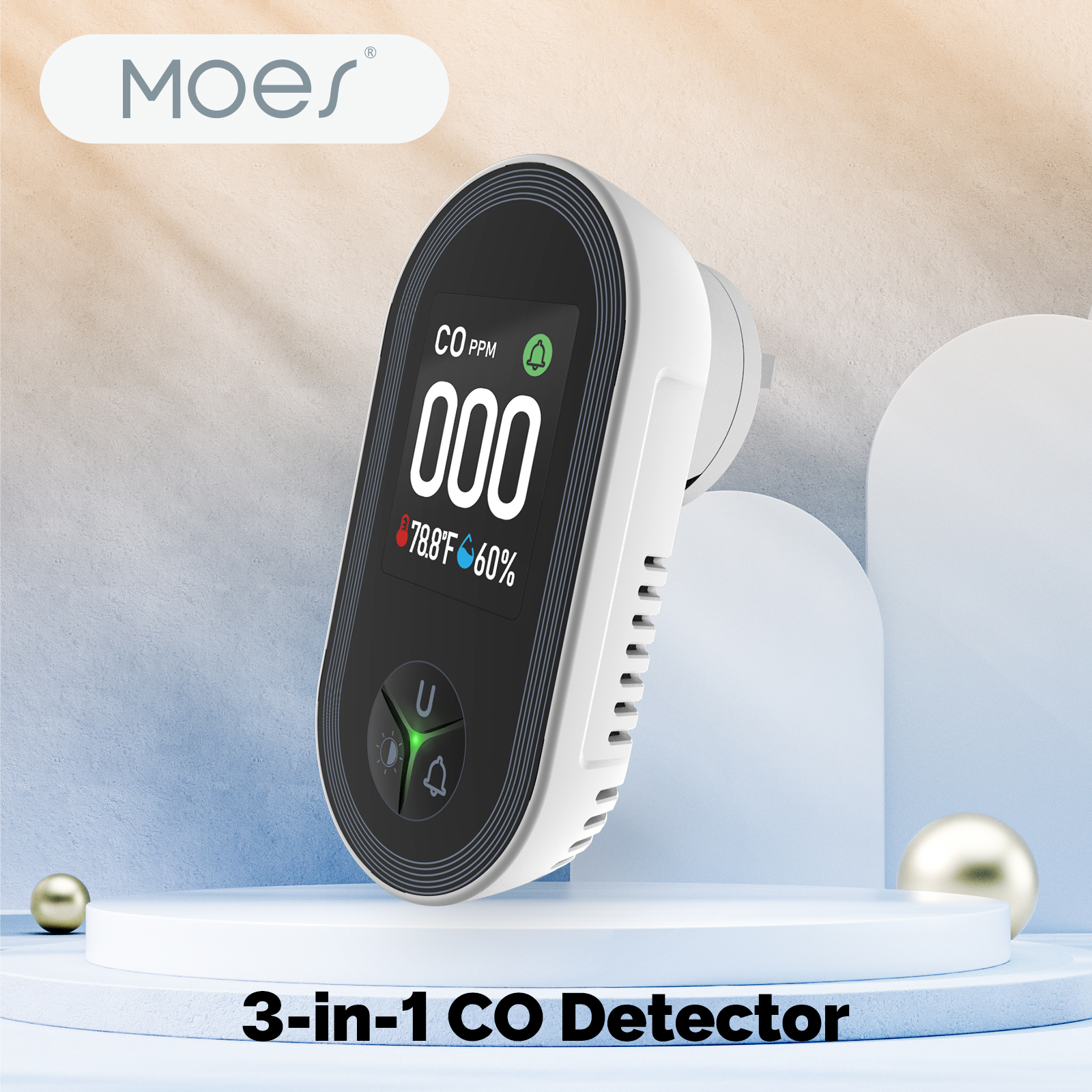 MOES 3in1 Carbon Monoxide Dete - Co Detector Plug review and price