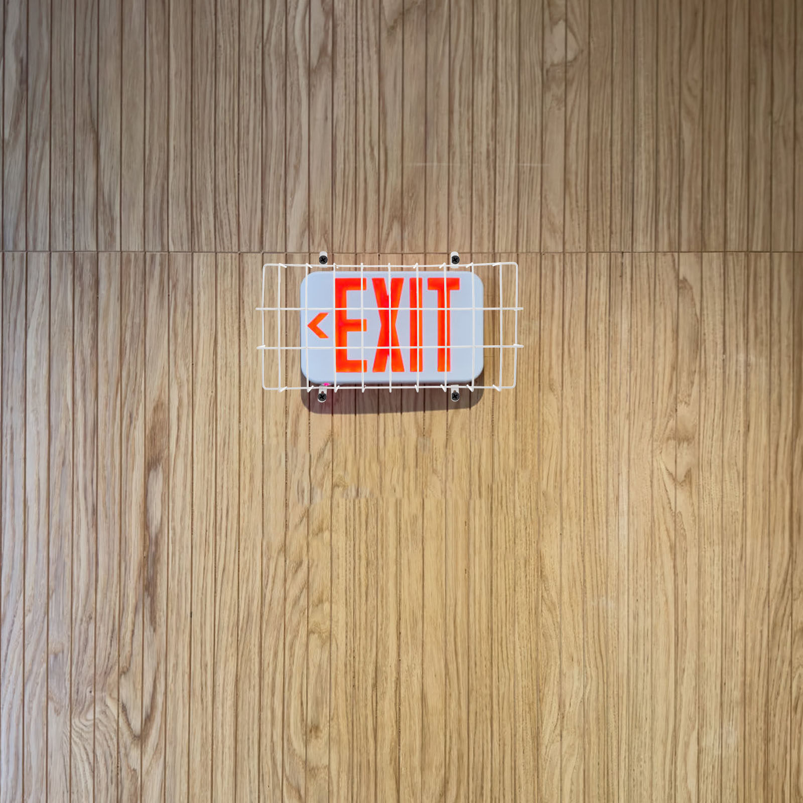 Exit Sign Wire Guard Stainless - Emergency Exit Sign review and price