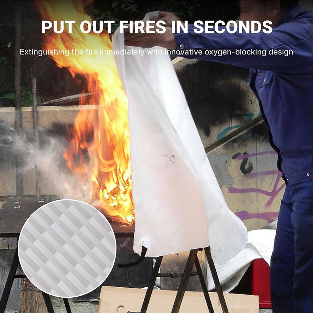 Fire Blanket 1/1.2/2M Easy & Q - Fire Blanket Kitchen review and price