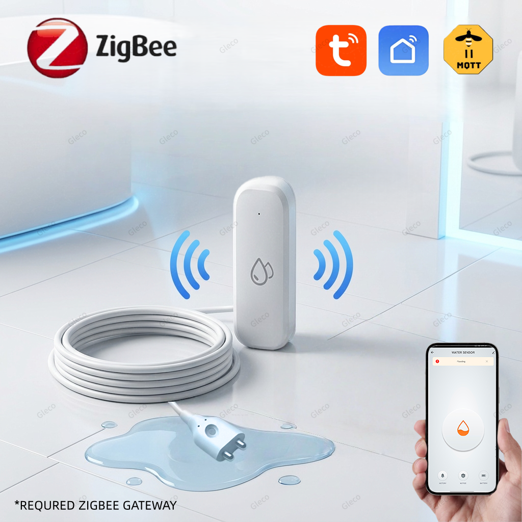 Tuya Zigbee Water Leak Sensor  - Water Alarm Sensor review and price