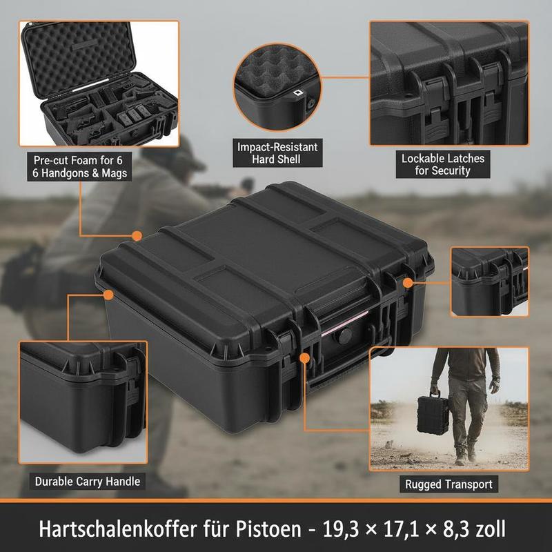 Gun Storage Box 15 x 12 x 10 I - Lockbox Key Secure review and price